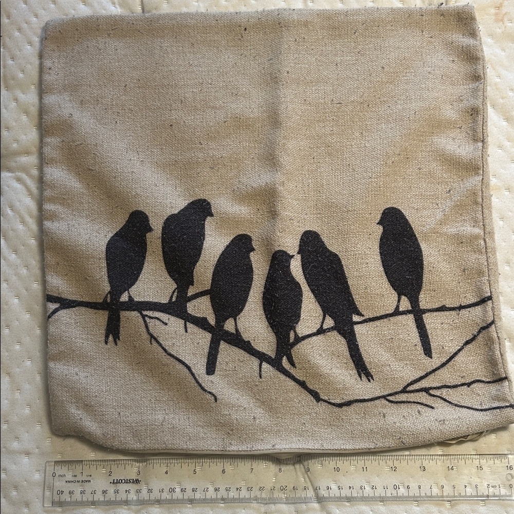 Bird Silhouette pillow case